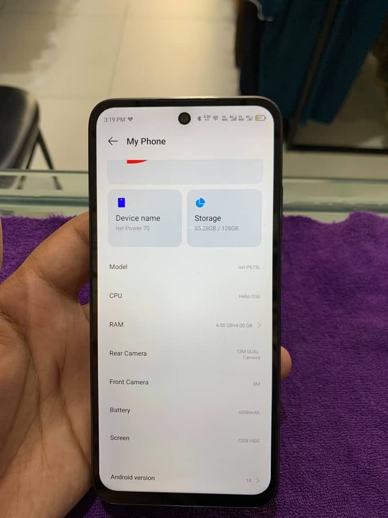 Itel Power 70 4