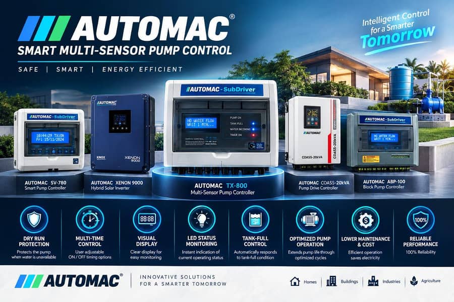 AUTOMATIC WATER SUCTION DONKEY PUMP CONTROLLER JET SUMMER PUMP 8