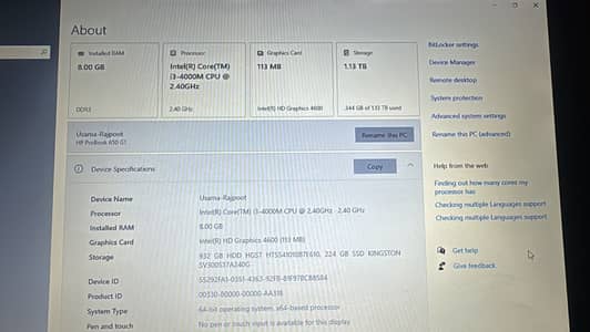 Hp Probook 650