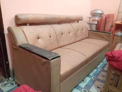 3 seater sofa with 2 chairs for sale