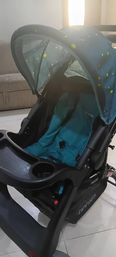 TINNIES baby stroller & EVENFLO carry cot + car seat
