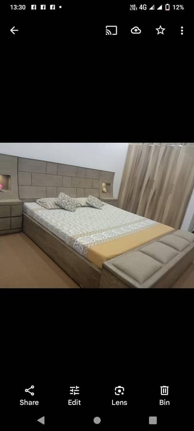 used king size bed