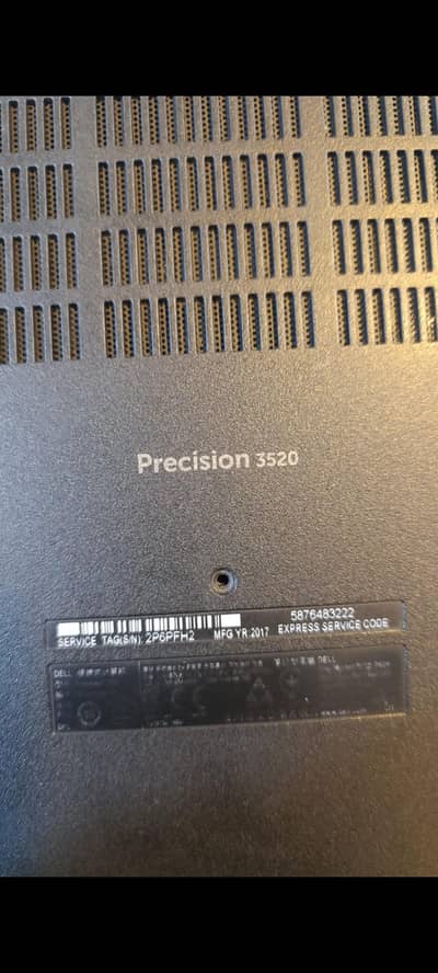 Dell laptop precision 3520
