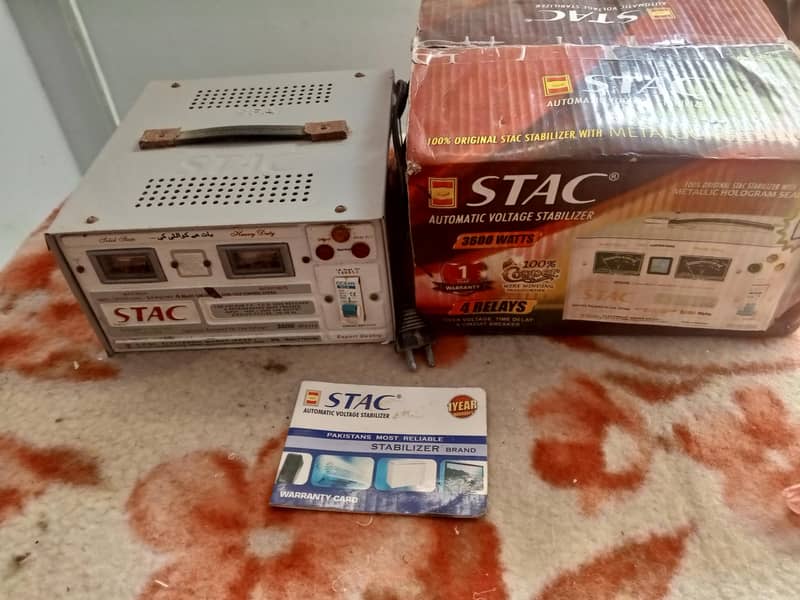 stac automatic voltage stabilizer 6