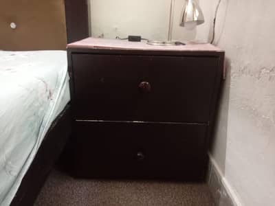 DOUBLE BED WITH MATTRESS FOR SALE