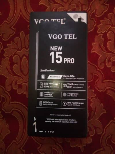 VGO TEL New 15 Pro