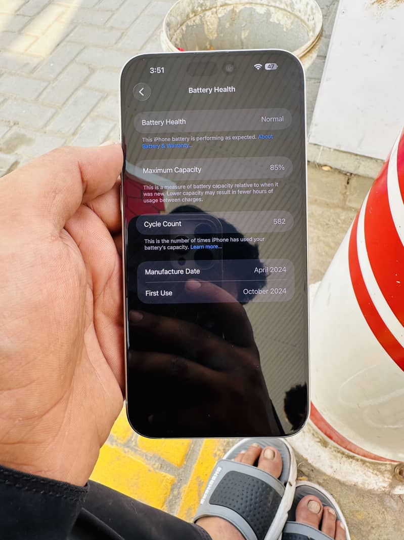 iPhone 15 Pro Max 256GB JV non pta 85%Battery 3