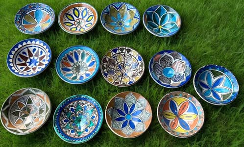ceramic bowls. (clay bowls)