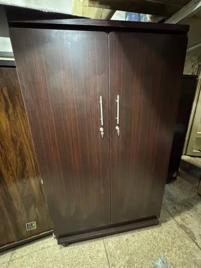 Large Wooden Almirah 4 Feet Wardrobe Storage Cupboard (6ft x 4ft)