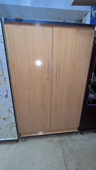 Large Wooden Almirah 4 Feet Wardrobe Storage Cupboard (6ft x 4ft)