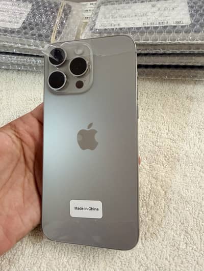 iPhone 15 Pro Max 256GB - PTA Approved | 100% Battery | Natural Titani
