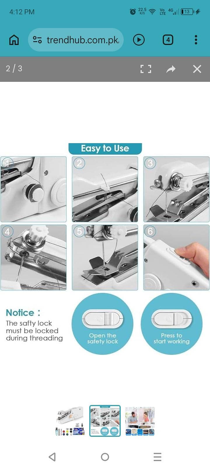 Hand machine 1