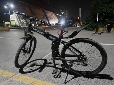 land Rover 26inch folding bike -21speed Disc brakes (Good condition)