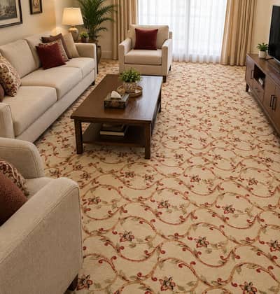 Carpet with underlay