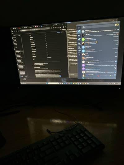Lenovo 24” borderless monitor.