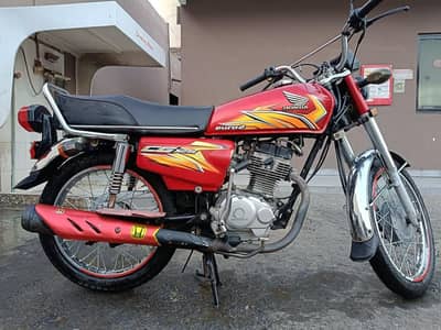 HONDA CG 125 RED 2021 MODEL