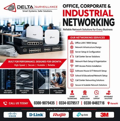 Office Networking & IT Solutions in Karachi | Call Center Setup