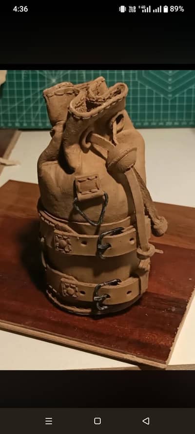 Handmade Leather Pouch / Custom Art Piece – 100% Handcrafted