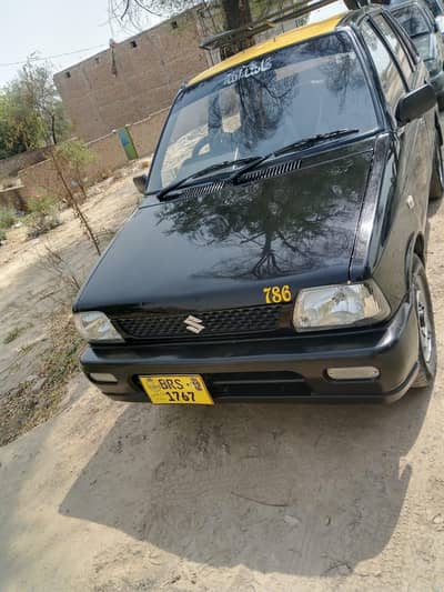 Suzuki Mehran VX 2012 yellow cab fair sale