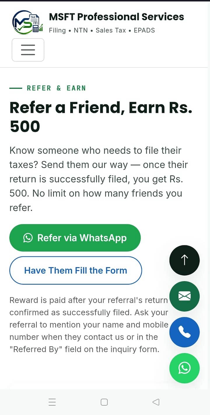MSFT Professional Services Referral Program 1