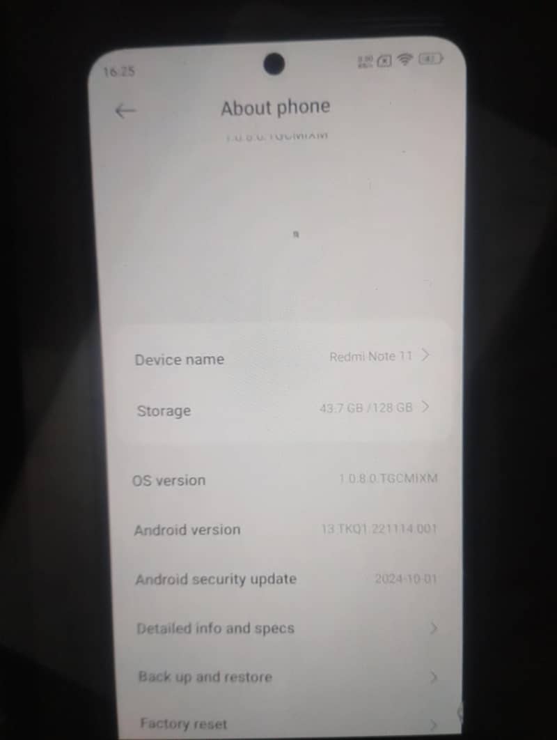 Xiaomi Redmi Note 11 4