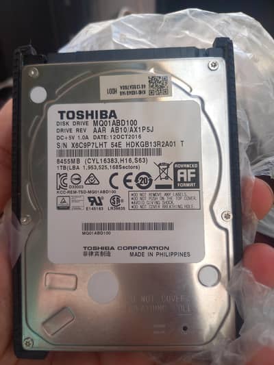 Hard disk 4 Sale 1 TB