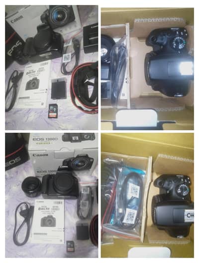 CANON DSLR 1300D Rebel t6 lens 50mm 1.8 plus all accessories