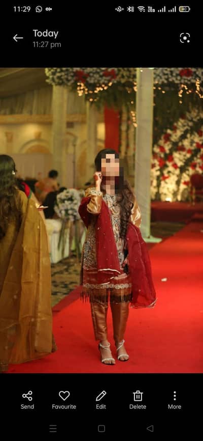 anumta ujala party wear