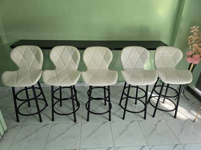 Custom Café Chairs & Wall-Mounted Tables – For Sale