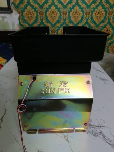 Coin hopper & buffy machine