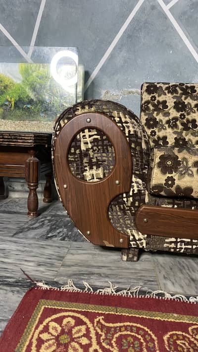 Sofa combed