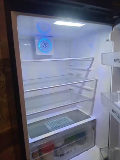 haier digital inverter refrigerator 286L-red glass excellent condition
