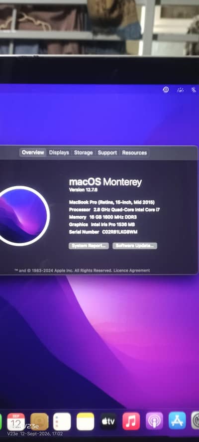 MacBook Pro 15 mid 2015 (Retina)
