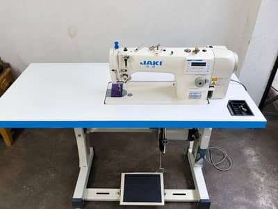Used JAKI industrial Sewing Machine Complete Set.