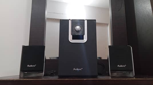 Audionic Max 4 (2.1) Channel - 4" Subwoofer & 3"x2 Satellite Speakers