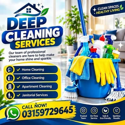 Professional Deep Cleaning Services for Homes, Offices & Apartments