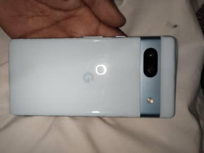Google Pixel 7a Official PTA approved 10by10 condition sky blue colour