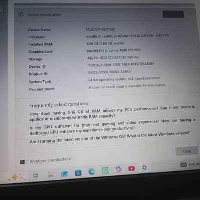Lenovo ThinkPad T440p Core i5 4th Gen 8GB 500GB - Used