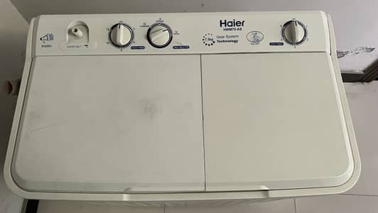 Haier 7.5 KG Twin Tub Washing Machine Slightly Used