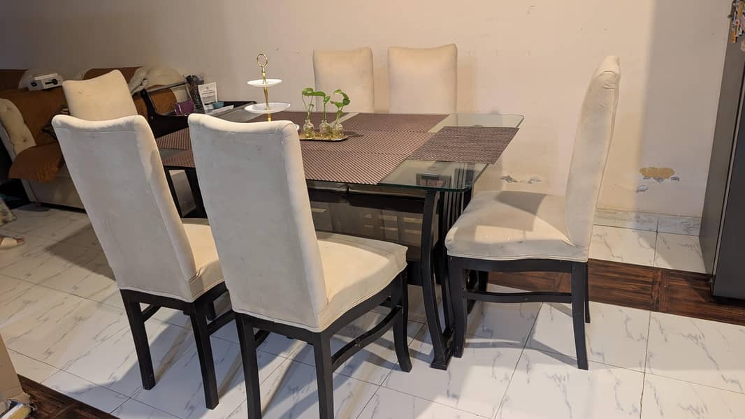 6 Seater Dining table. 2