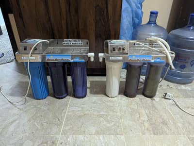 2 used Skyzone water purifier filter
