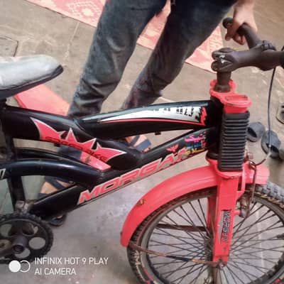 Morgan bicycle in red and black color