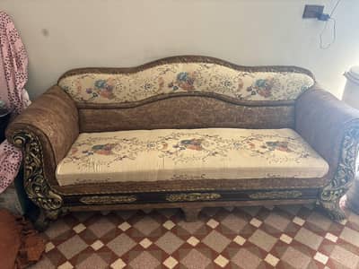 Heavy Fiber 7 Seter Sofa Set Avalible For Sale