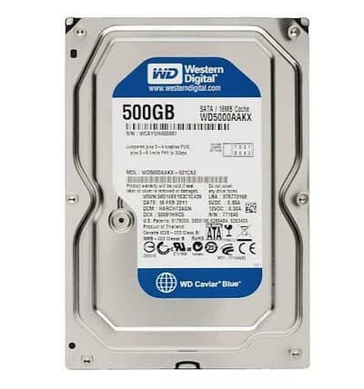 Hard Drive 500GB / Hard disk 500GB / HDD 500GB