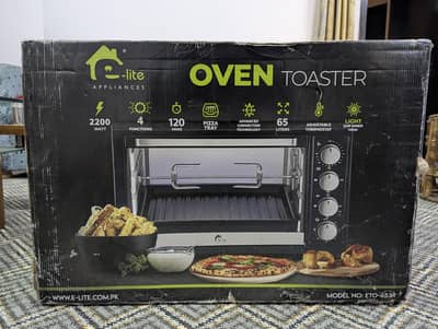 Brand New e-lite Oven Toaster | ETO-653R | Under Warranty