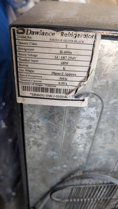 Dawlance room fridge