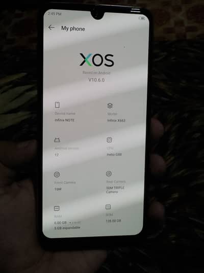 Infinix Note 12 10%10 zero scratch