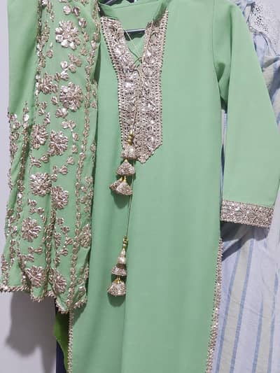 Mint Green Party Wear Dress
