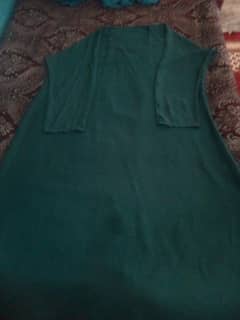 Katan abaya 4pcsc for 2 time used for sale colour green