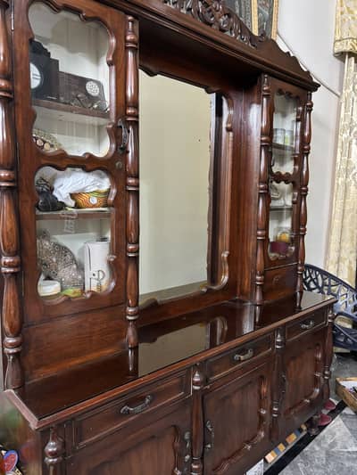 Beautiful Wooden Dressing Table with Mirror